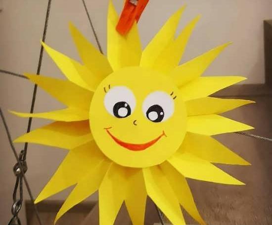 عکس ایده برای کاردستی خورشید