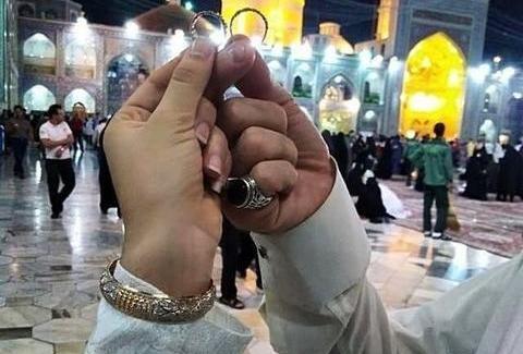 عکس دونفره حرم امام حسین