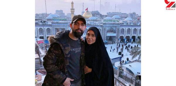 عکس دونفره حرم امام حسین