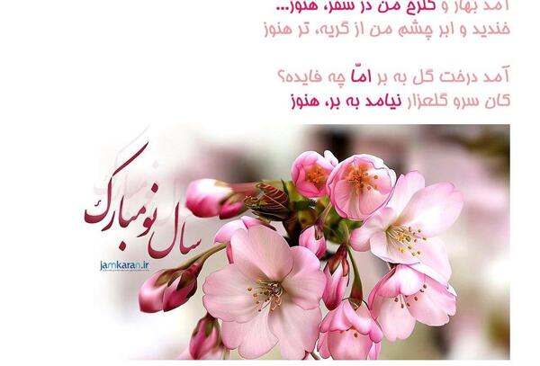 عکس نوشته بهار آمد