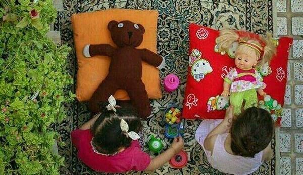 عکس خاله بازی کودکان