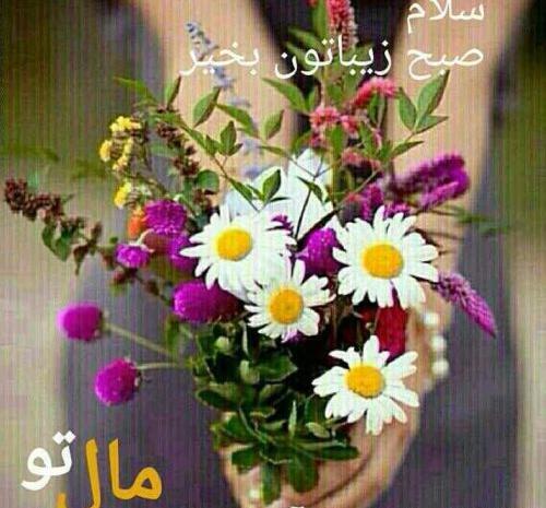 عکس نوشته صبح بخیر پسرم