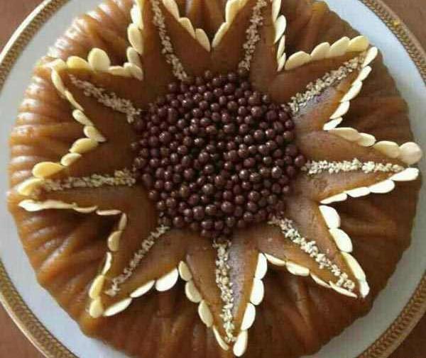 عکس تزیین حلوا برای عروس