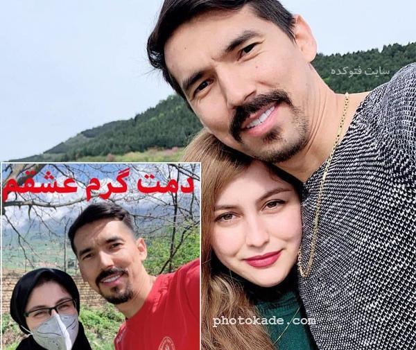 عکس فرهاد ظریف و همسرش