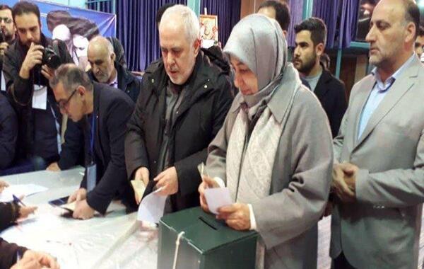 عکس فرهاد ظریف و همسرش