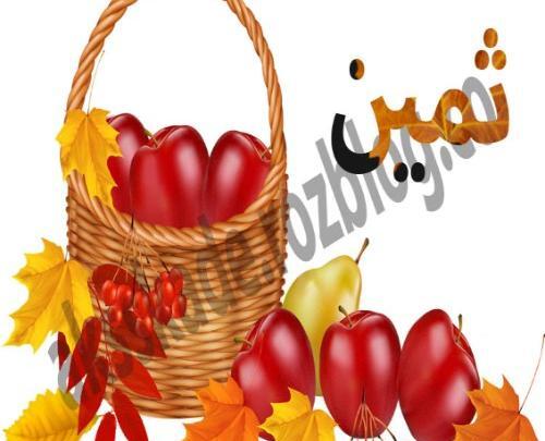 عکس استیکر اسم ثمین