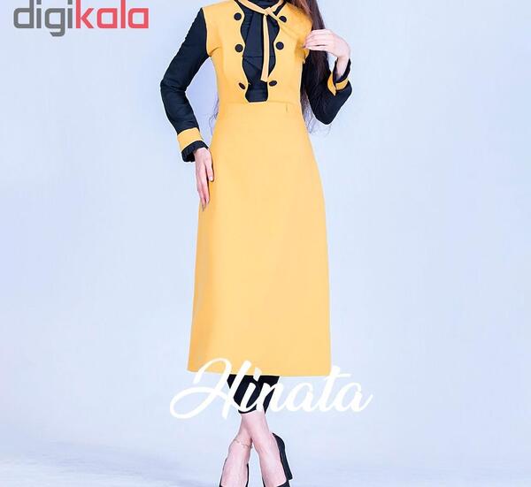 عکس مدل مانتو جدید رنگ خردلی