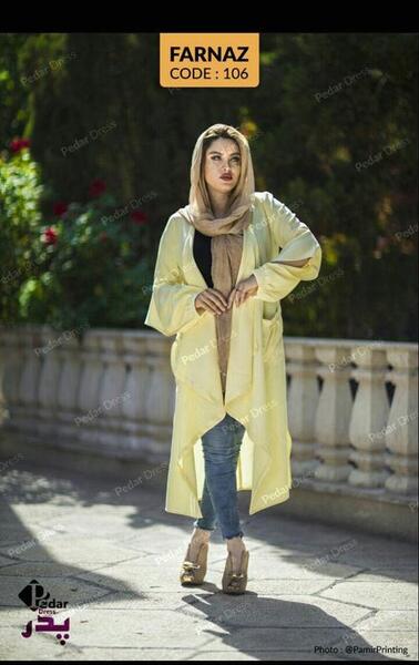 عکس مدل مانتو ضخیم گلدار