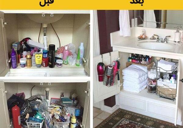 عکس ایده برای نظم دادن به آشپزخانه