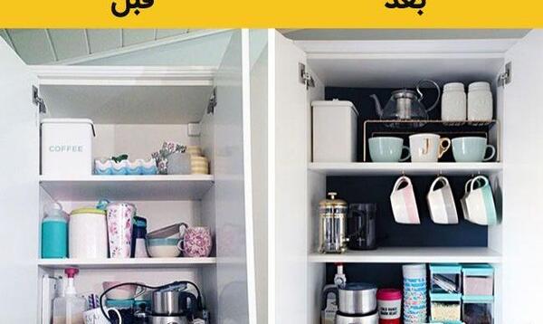 عکس ایده برای نظم دادن به آشپزخانه