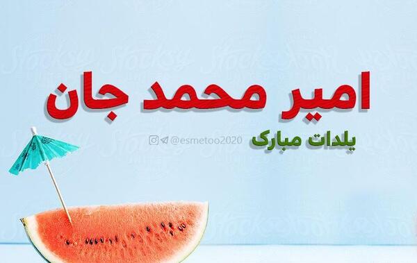 عکس امیر محمد جان