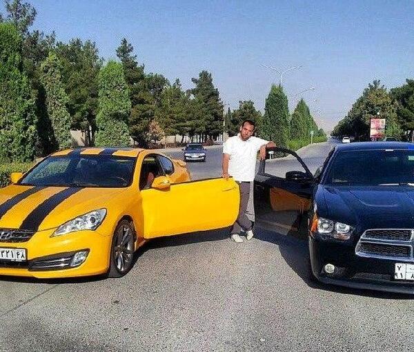 عکس پسر پولدار با ماشین