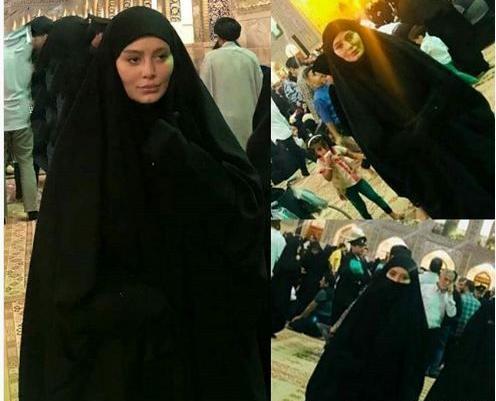 عکس چادری سحر قریشی