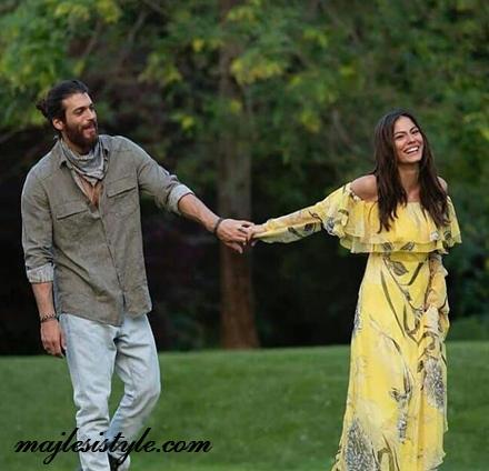 عکس لباس زرد ییلدیز