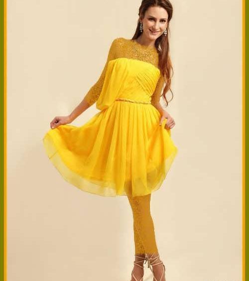 عکس لباس زرد ییلدیز