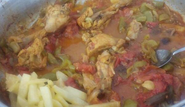 عکس غذا چلو مرغ