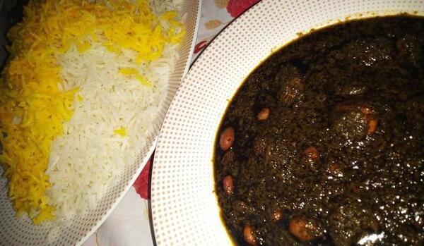 عکس قورمه سبزی خفن