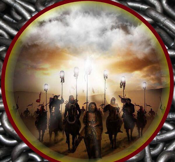 عکس امام حسین سوار بر اسب