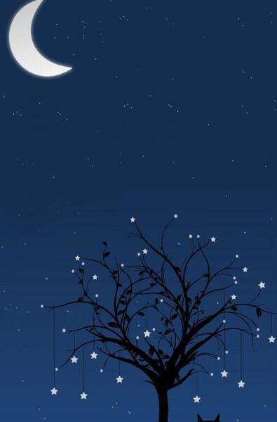 عکس شب پر ستاره برای تصویر زمینه