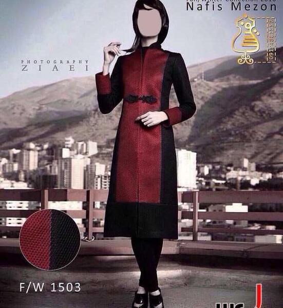 عکس مدل مانتو بلند زنانه جدید 95
