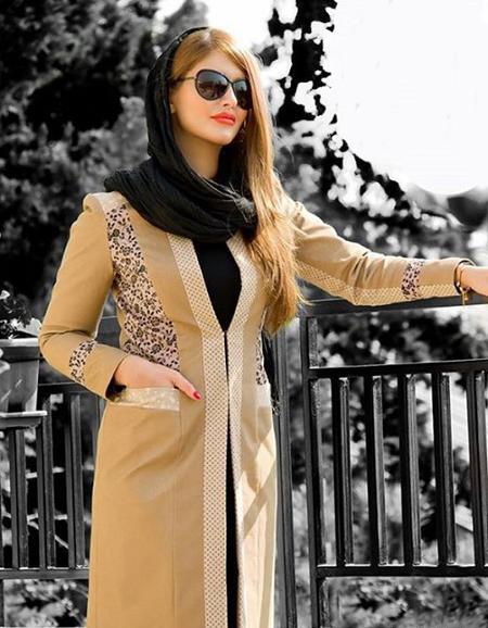 عکس مدل مانتو بلند زنانه جدید 95