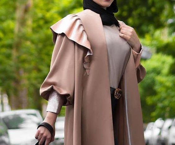 عکس مدل مانتو جدید عبایی