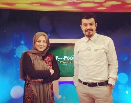 عکس پیمان طالبی وهمسرش ندا مصباح