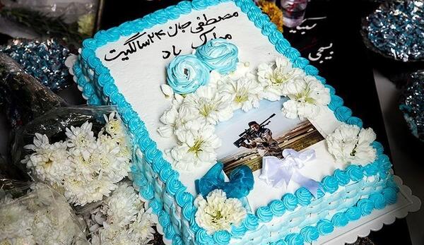 عکس کیک تولد علی اصغر