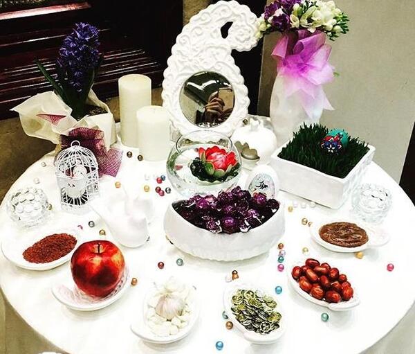 عکس ایده های برای سفره هفت سین