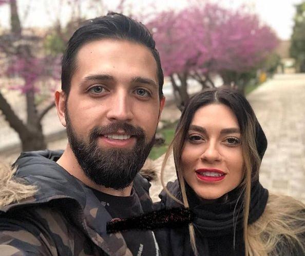 عکس محسن آزادی و همسرش