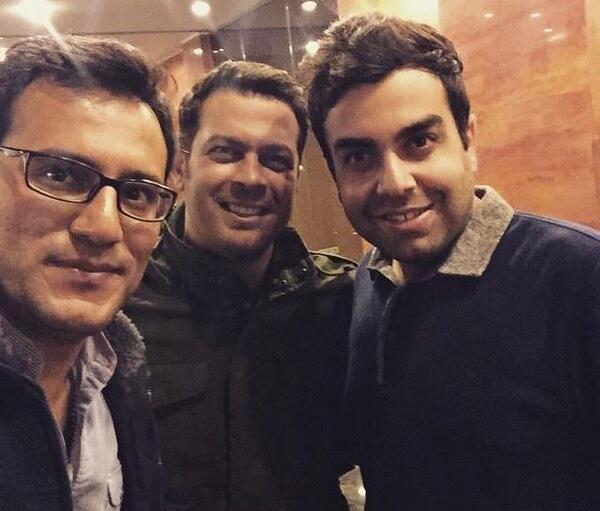 عکس محسن آزادی و همسرش