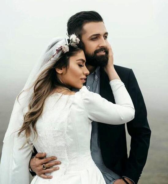 عکس محسن آزادی و همسرش