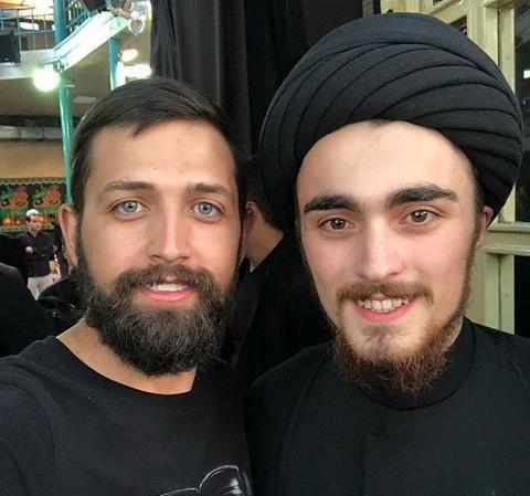 عکس محسن آزادی و همسرش