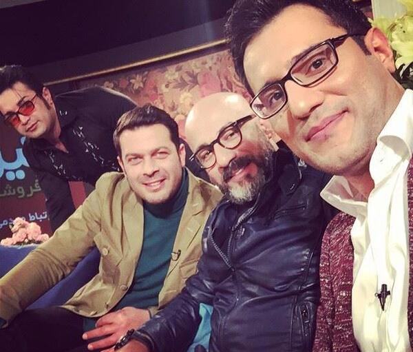 عکس محسن آزادی و همسرش