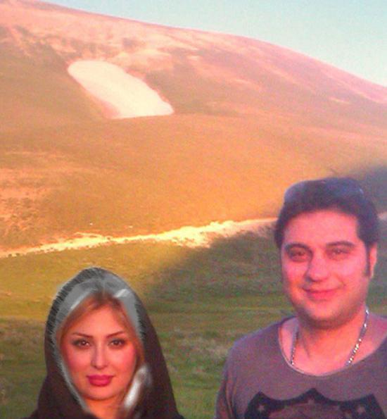 عکس آرش پولادخان وهمسرش