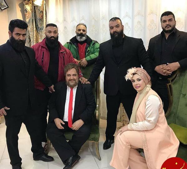 عکس آرش پولادخان وهمسرش