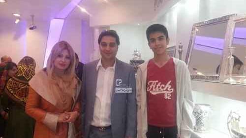 عکس آرش پولادخان وهمسرش