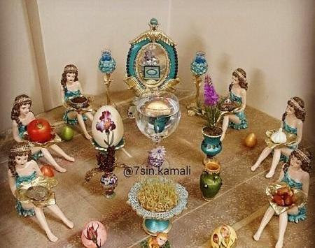 عکس هفت سین طرح فرشته