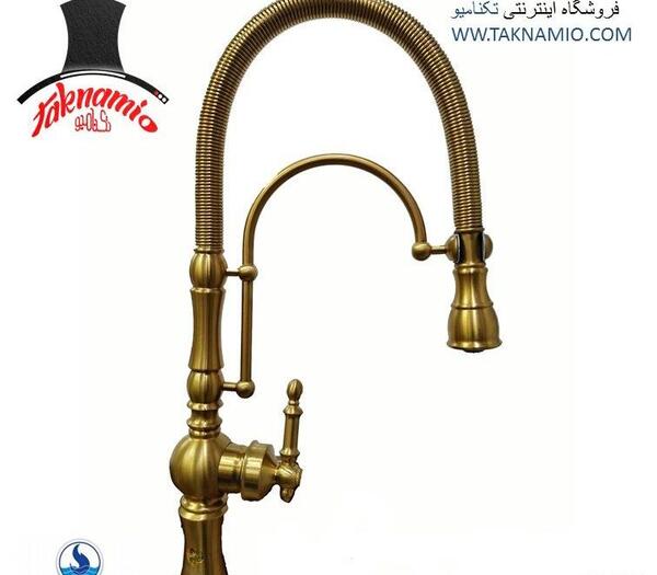 عکس شیر ظرفشویی طلایی