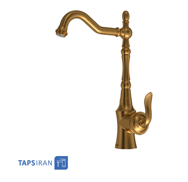 عکس شیر ظرفشویی طلایی