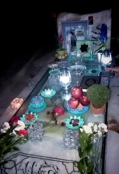عکس سفره هفت سین شهدایی