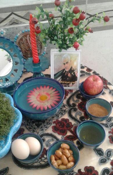 عکس سفره هفت سین شهدایی