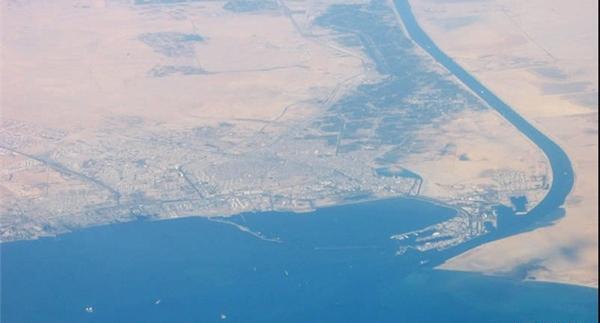عکس هوایی کانال سوئز