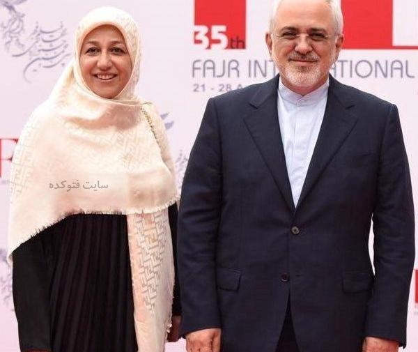 عکس ظریف با همسرش