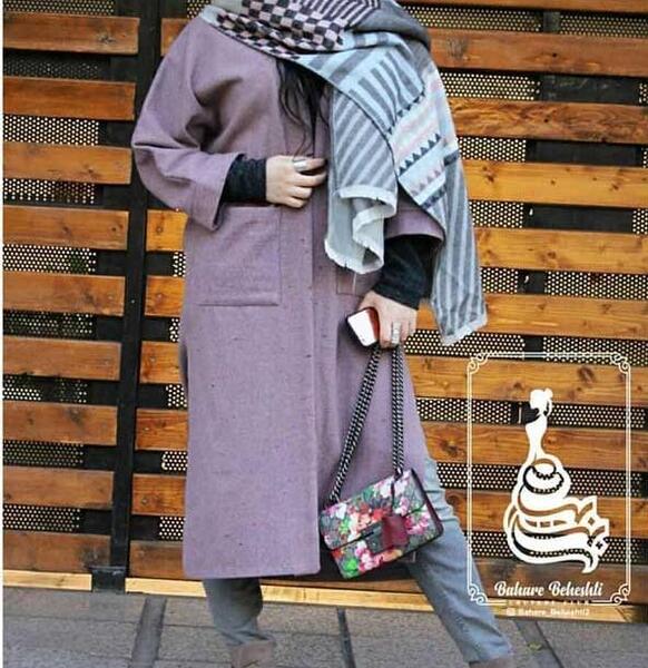 عکس مدل مانتو جلو باز در اینستاگرام