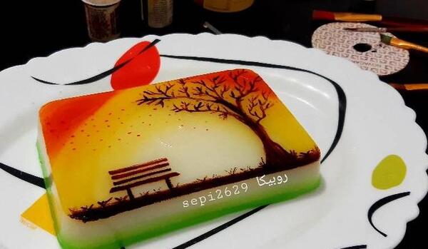 عکس ژله نقاشی