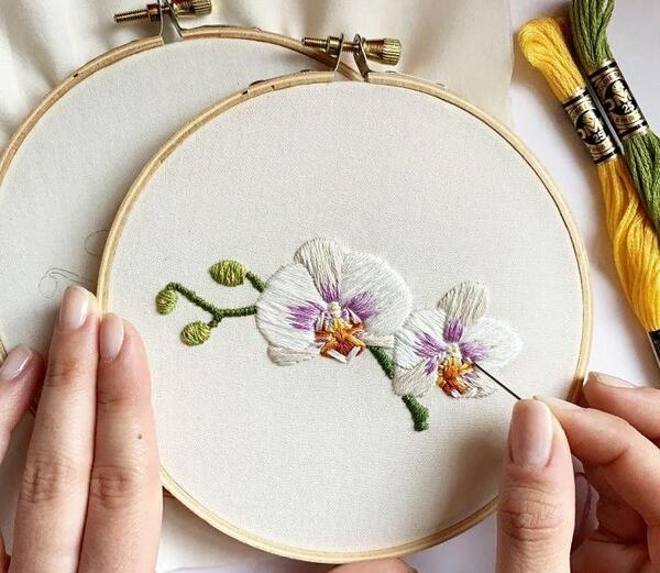 عکس ایده تابلو گلدوزی