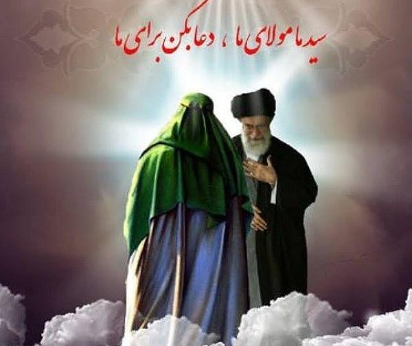 عکس امام زمان و رهبر