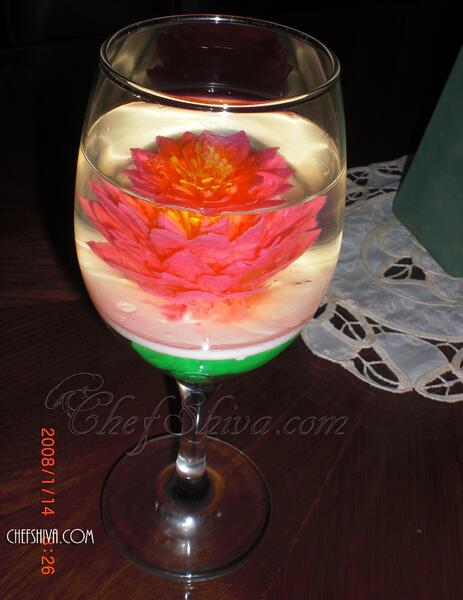 عکس ژله در لیوان