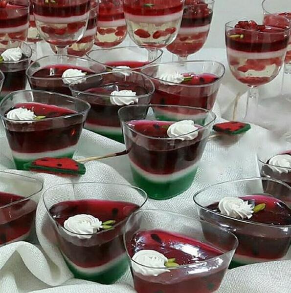 عکس ژله در لیوان